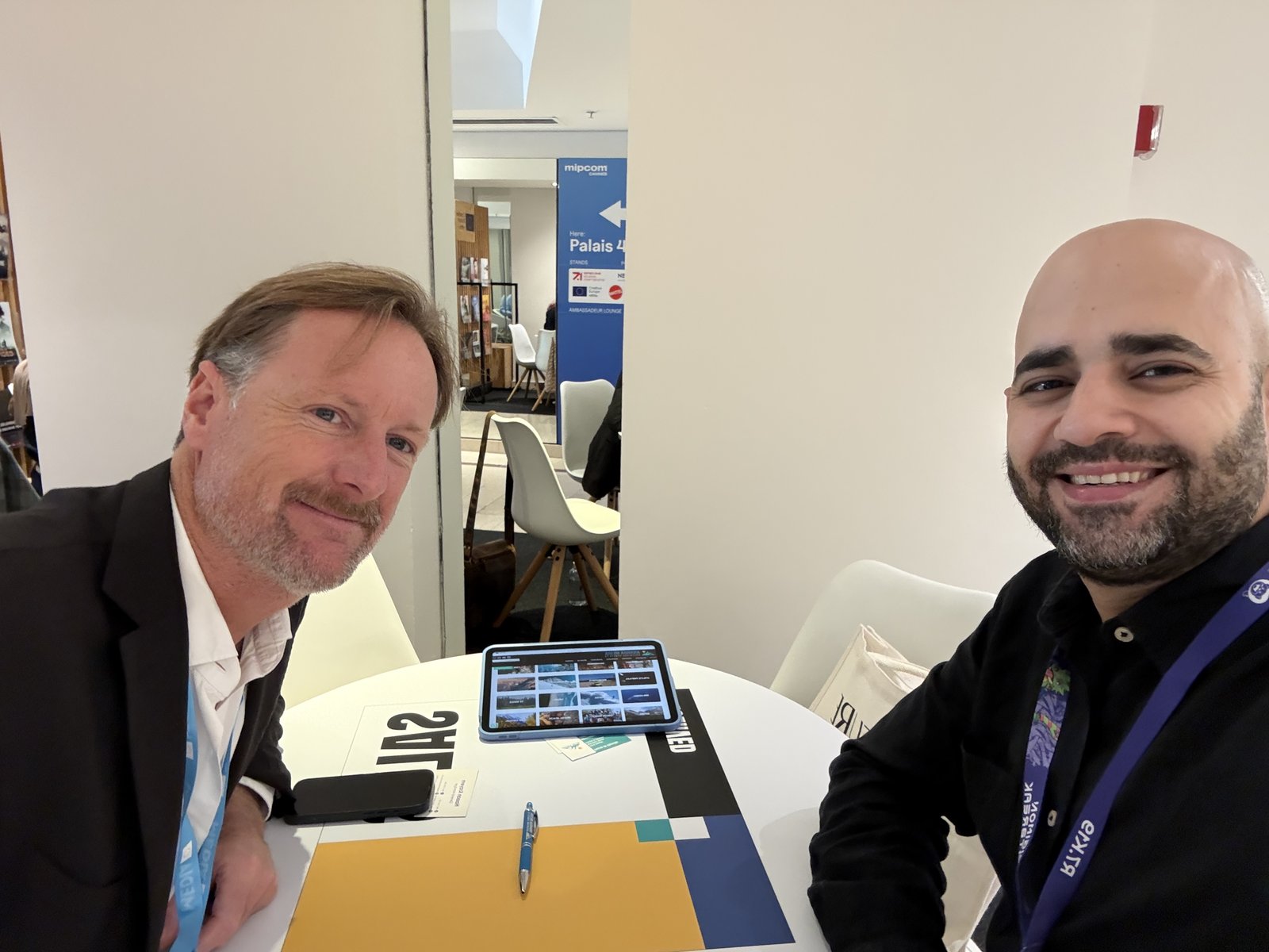 Content meeting at the Palais des Festivals, MIPCOM 2025